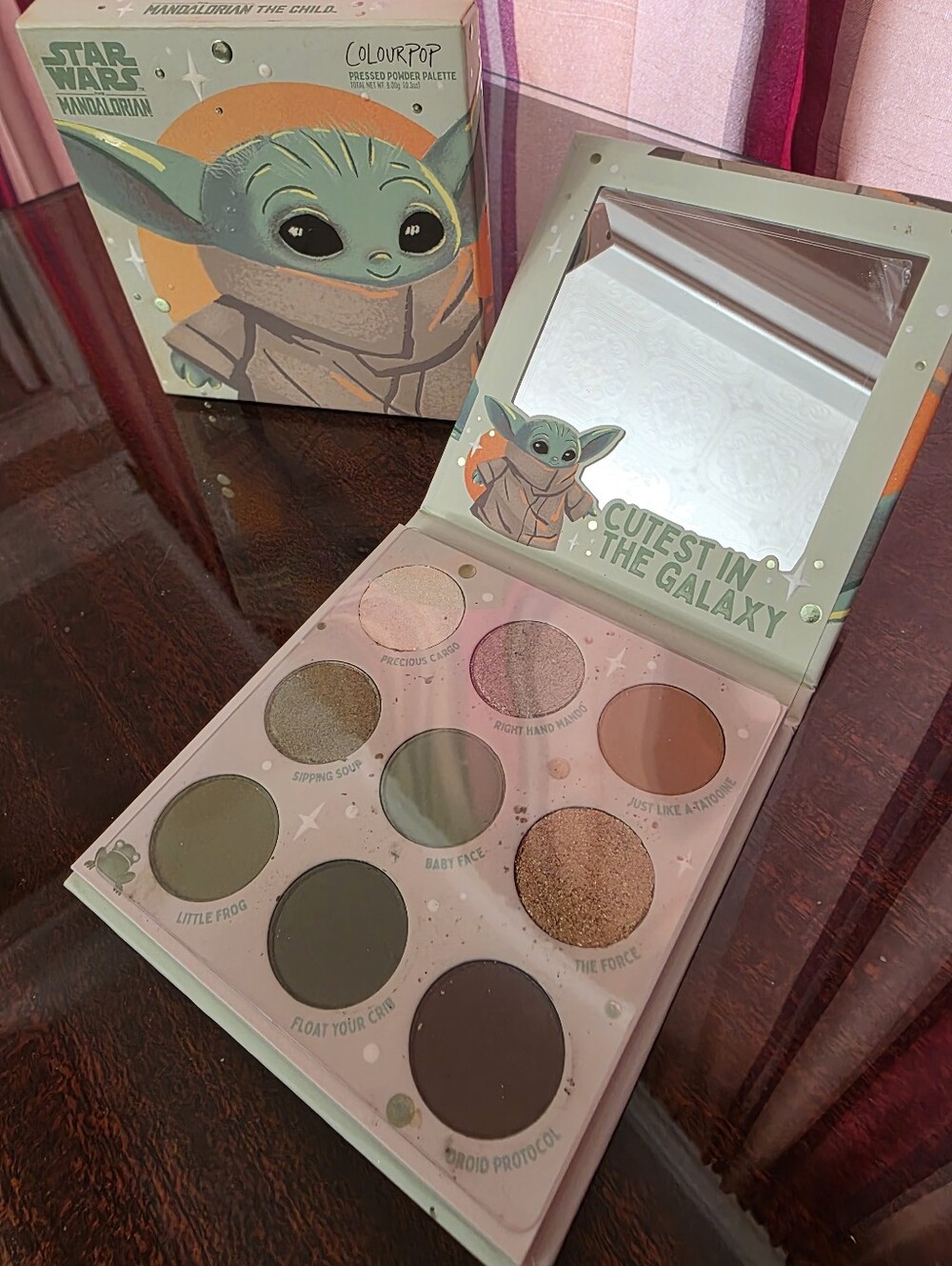 New In Box Colourpop Star Wars Mandalorian Pressed Eyeshadow Palette